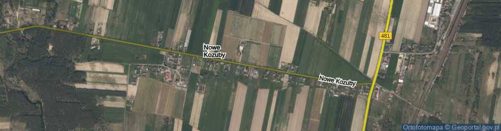 Zdjęcie satelitarne Nowe Kozuby ul.